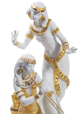 Dancers From The Nile Figurine, Golden Luster - Limited Edition